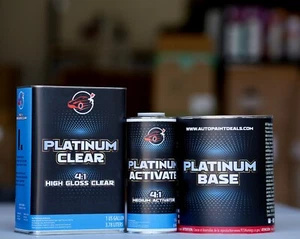 Land Rover GALLON UNREDUCED Auto Basecoat Paint +Clearcoat KIT PICK YOUR COLOR!2 - Picture 1 of 5