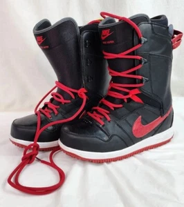 Nike Vapen Snowboard Boots 447125-001 Black Red 2011 Size 9 27cm - Picture 1 of 18