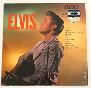 ELVIS PRESLEY ~ ELVIS ~ VINYL 12" LP ~ STILL IN SHRINK WITHG STORE STICKER - Picture 1 of 10