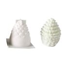 2PCS Pine Cone Candle Silicone Mold Christmas Pine  Soap Resin Crystal Mold5815