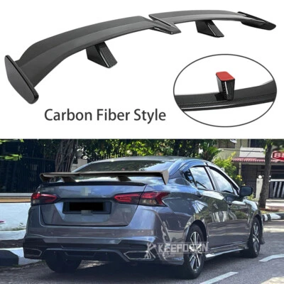 55-дюймовый задний спойлер на багажник крыло в профессиональном стиле гоночная кромка ABS для Nissan Sentra 2000-2025 - Изображение 1 из 4