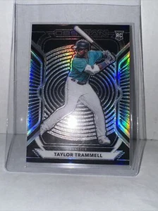 2021 Taylor Trammell Rookie Rc Obsidian Panini Chronicles Foil Refractor - Picture 1 of 6