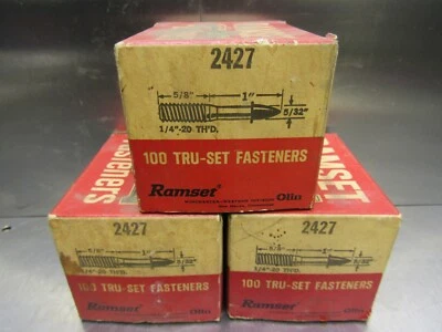 Lote de sujetadores Ramset 2427 aprox. 300! ¡O alrededor de 5 libras! Foto 1 de 2