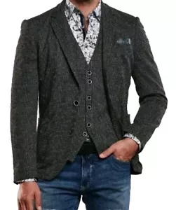 ENGBERS Herren Sakko Blazer Sportiv Slim Fit Jacke Freizeit Business Anzugjacke - Bild 1 von 6