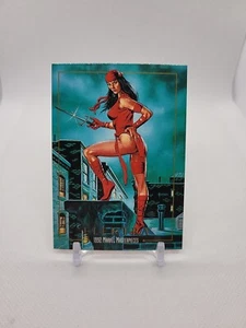 1992 Marvel Masterpieces Elektra Card #22 Joe Jusko Art - Picture 1 of 2