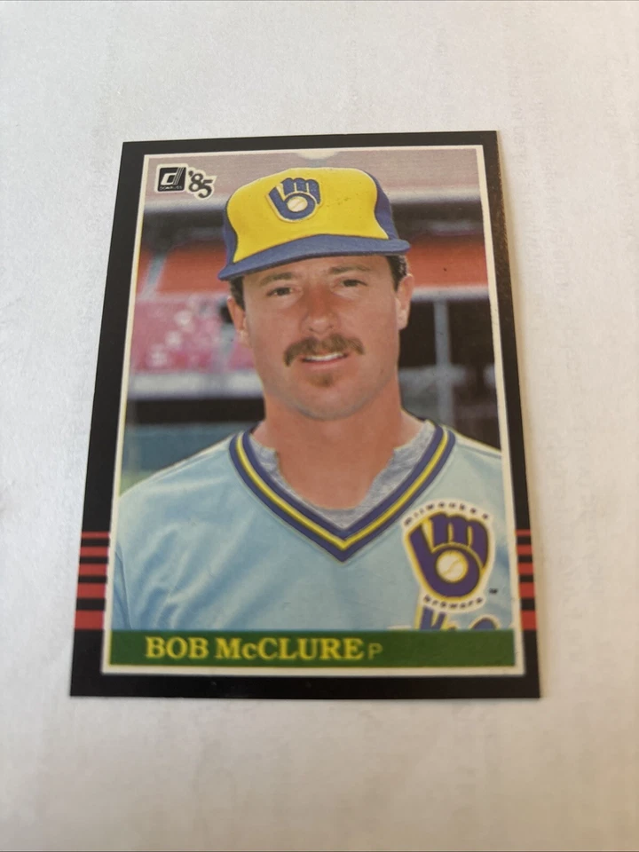 1985 Donruss Bob McClure #536 Milwaukee Brewers - Image 1 of 1