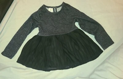Vestido Wonder Kids negro manga larga usado talla 5T Foto 1 de 2