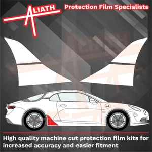 Fits Alpine A110 2017- Rear QTR Sill Arch Stone Chip Guard Paint Protection Film - Picture 1 of 3