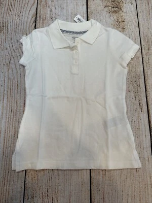 Old Navy Uniform Stain Resistant White Polo Shirt w/ Collar - Size XS(5) - New - Image 1 of 4