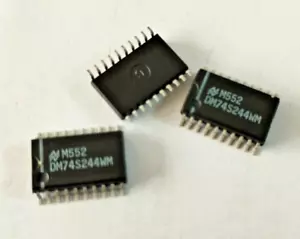 25 Pcs lot DM74S244WM Motorola BUFFER/DRIVER NON-INVERTING DUAL 4-Bit IC - Picture 1 of 3