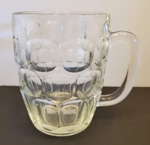 Taza de vidrio de barril con huella digital Winston Cigarette Tobacco de colección - Imagen 1 de 8