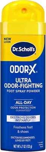 Dr. Scholl'S ODOR-X ULTRA ODOR-FIGHTING SPRAY POWDER, erfrischt Füße & Schuhe 4,7 - Bild 1 von 5
