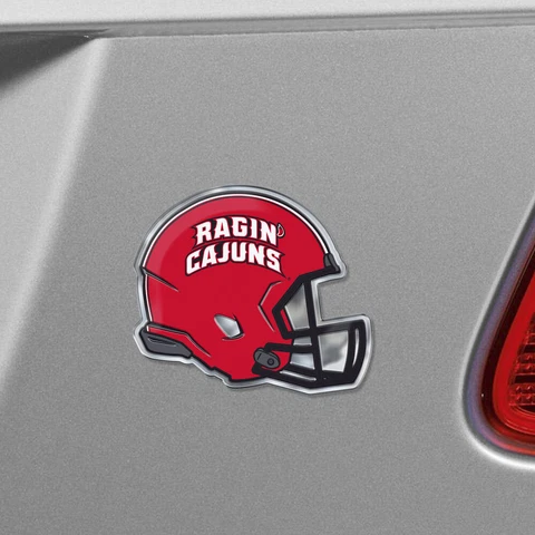 NCAA - Louisiana-Lafayette Ragin' Cajuns Heavy Duty Aluminium Helmet Emblem Cover