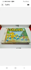 The SMURF Board Game 3 Dimensional Game Vintage 1981 Milton Bradley MB -S - Picture 1 of 3