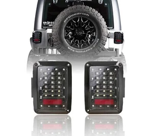 JK LED Tail Light Assembly w/Brake Light & Turn Signal Compatible with Jeep W... - Picture 1 of 7
