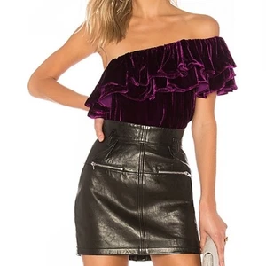 LoveShack ausgefallenes Samt Tanja Top Neu mit Etikett - Bild 1 von 12