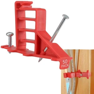 Multi Cable Staples for Romex Clips, Plastic Electrical Wire Stackers, Secure... - Picture 1 of 7
