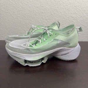 Nike Air Zoom Tempo NEXT% Shoes Womens 5.5 Green White Running DC863-991 - Picture 1 of 12