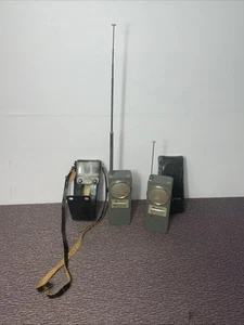 Walkie Talkies de colección May Fair con estuche hecho en Japón no probado - 2 unidades - Imagen 1 de 12