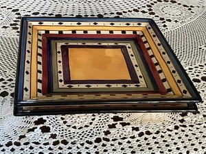 Zwei (2) Tischplatten Galerie 10 1/4" quadratische Teller Argentinien - Bild 1 von 8