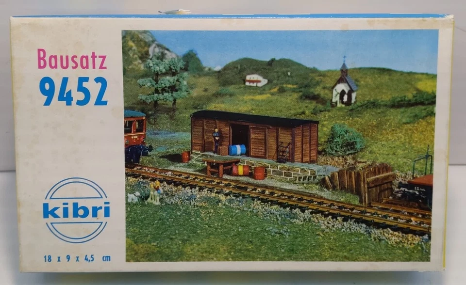 Kibri 9452 HO HO Scale Storage Shed Building Plastic Kit - Image 1 of 1