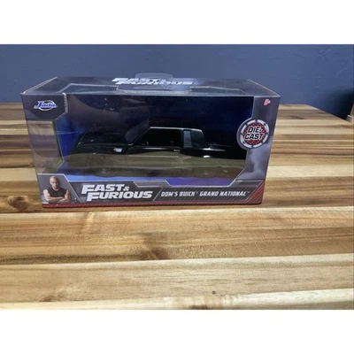 DOM's BUICK GRAND NATIONAL BLACK "FAST & FURIOUS" 1/32 DIECAST MODEL JADA 99523 - Image 1 of 4