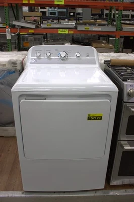 GE GTD45EASJWS 27" White 7.2 cu. ft. Front Load Electric Dryer NOB #157129 - Image 1 of 4