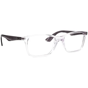 Ray-Ban Eyeglasses RB 7047 5768 Transparent Crystal/Gray Square Frame 54[]17 140 - Picture 1 of 6