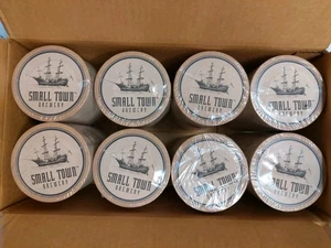 Small Town Brewery Coasters – Set of 1000 – Sailboat Logo – NEW– 4" Diameter - Picture 1 of 2
