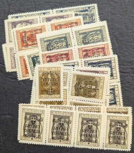 EDW1949SELL : FIUME 1924 Scott #184-95, E14-15. 4 Cplt sets. VF MNH. Cat $384. - Picture 1 of 3