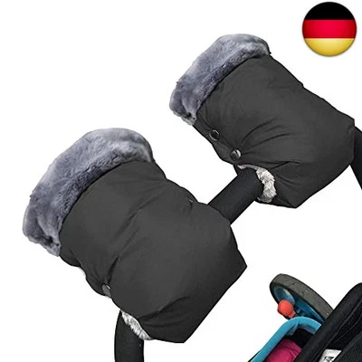 Alihoo Kinderwagen Handwärmer, 1 Paar Kinderwagen Handmuff Warme Handschuhe für