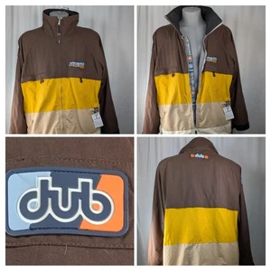 Snowboard Jacket Dub Brand Weathergear XXL Color Block Vintage Hong Kong  - Picture 1 of 21