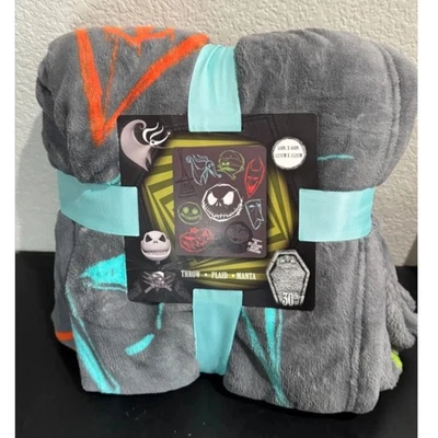 Manta Pesadilla antes de Navidad de los parques Disney nueva con etiquetas 50x60 Jack NBC Foto 1 de 2