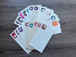 Francobolli GandG US BOB busta timbrata in rilievo come nuovi lotto misto di 21 - Foto 1 di 7