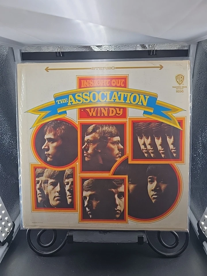 THE ASSOCIATION LP INSIGHT OUT 1967 Warner WS 1696 ORIGINAL GAM 5 PRESS G+/VG+ - Image 1 of 4