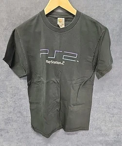 Camisa Promocional Videojuego Logo Vintage SONY PlayStation 2 PS2 Talla Mediana mACJ-02 - Imagen 1 de 5