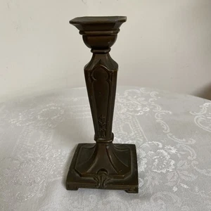 Vintage Cast Metal Table Lamp Base Art Nouveau Deco Shabby Chic Victorian Decor - Picture 1 of 5