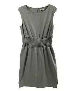 Calvin Klein Dress Womens Size 10 Gray Sleeveless Elastic Waist Comfy - Picture 1 of 10
