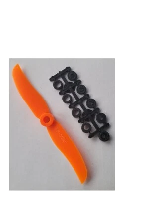 5x3 Propeller Orange m. 9er Adapter ALLE Wellen - Bild 1 von 2