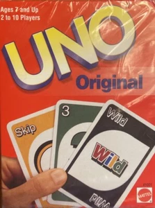 Gioco di carte classico originale UNO vintage giocattoli Matty Mattel 1999 - nuovo - Foto 1 di 2