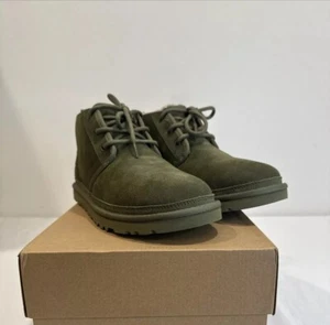 Authentic New UGG brand Women's Neumel B Olive Soft Ankle Boots Shoes Size 10 - Picture 1 of 6