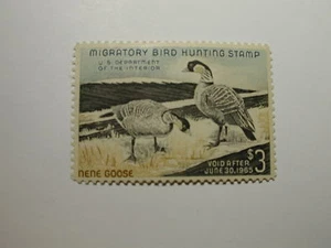 U.S. Stamp Scott #RW31 US Department of Interior $3 Migratory Bird Hunting St... - Picture 1 of 2