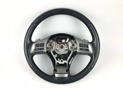 2010 Subaru Outback Multifunction Paddle Leather Steering Wheel GS12005290 - Image 1 of 4