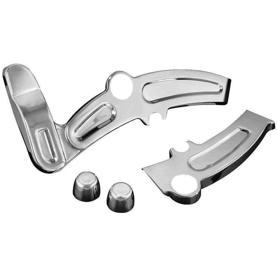 Cubiertas de cuadro cromadas Kuryakyn 7773 cubierta Boomerang Harley Davidson Softail 08-17 Foto 1 de 3