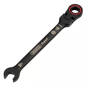 Draper Experto 10mm Métrico Cabeza Flexible Carraca Llaves Combinadas Negro - Imagen 1 de 2