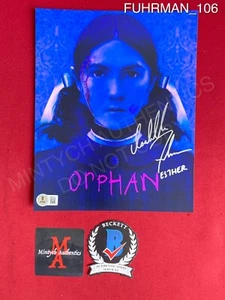 Isabelle Fuhrman autographed signed 8x10 photo Orphan Beckett COA - Picture 1 of 2