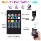 Remote Control Easy Install Colorful Rgb Universal 72 Leds Car Strip Light Floor