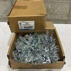 THOMAS & BETTS A100 3/8 & 1/4 SPRING NUTS STEEL GALVANIZED ZINC LOT OF 200 RM6