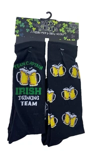 St Patrick’s Day Herren Crew Socken Bier Irish Drinking Party Happy Threads 2 Paar - Bild 1 von 6