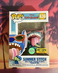 Funko POP! Lilo & Stitch 636 - Summer Stitch (Scented) Hot Topic Exclusive MINT - Picture 1 of 6